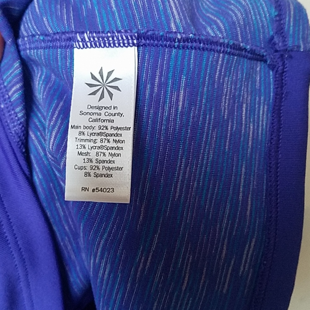 Athleta Fitted Tank with built in bra - Picture 5 of 5